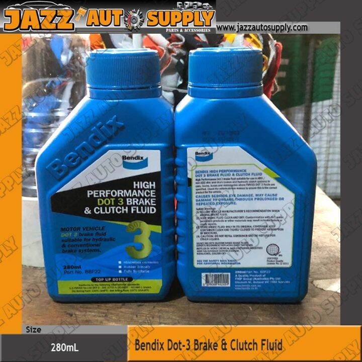 Bendix Dot3 Brake & Clutch Fluid 280mL Lazada PH