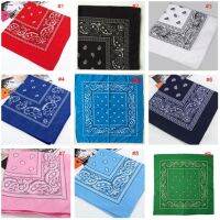 Aibins Paisley Bandana ผ้าเช็ดหน้า ผ้าพันคอ ผ้าฝ้าย สองด้าน WJ1073