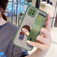 UCUC (สายรัดข้อมือ) เคสมือถือ เคสโทรศัพท์ เคส OPPO A73 2020การ์ตูน Coca-Cola น่ารักสาวน่ารักปลอกกันกระแทก Frosted กลับนุ่มขอบฝาครอบเลนส์ป้องกันเลนส์โทรศัพท์บางเฉียบเคสโทรศัพท์