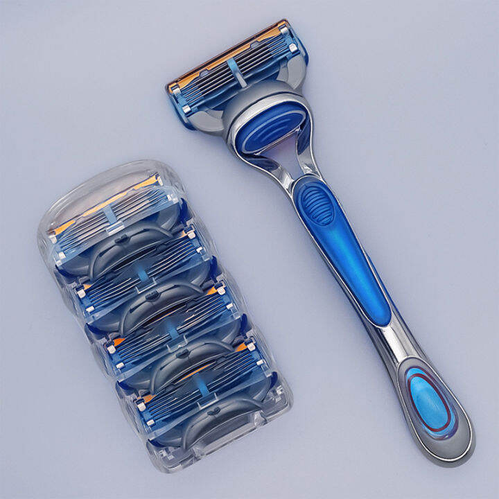 ใบมีดโกน-มีใบมีด-5-ชั้น-สำหรับสำหรับที่โกนหนวด-gillette-fusion-uk-16-ชิ้น