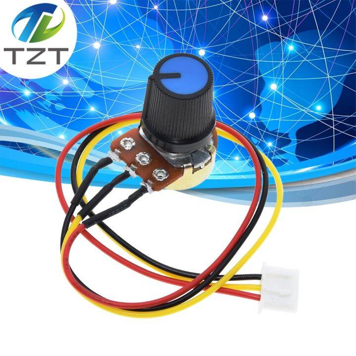 TZT WH148 potentiometer B10K speed control knob control switch XH2.54