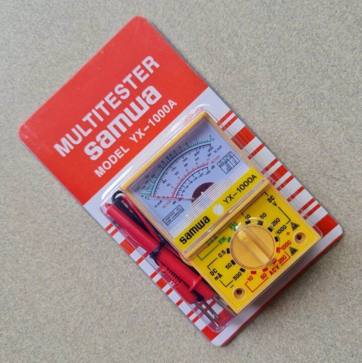 MULTITESTER MULTIMETER AVOMETER YX 1000A YX 1000 A SUNMA | Lazada Indonesia