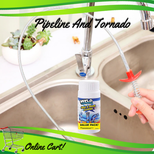 Original Wild Tornado Sink and Drain Cleaner for Clogged Sinks