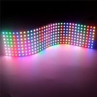 WS2812B Pixel Panel 8x8 16x16 8x32 5V 5050 RGB Individual Addressable Programmable Digital LED Strip Light Module Matrix Screen