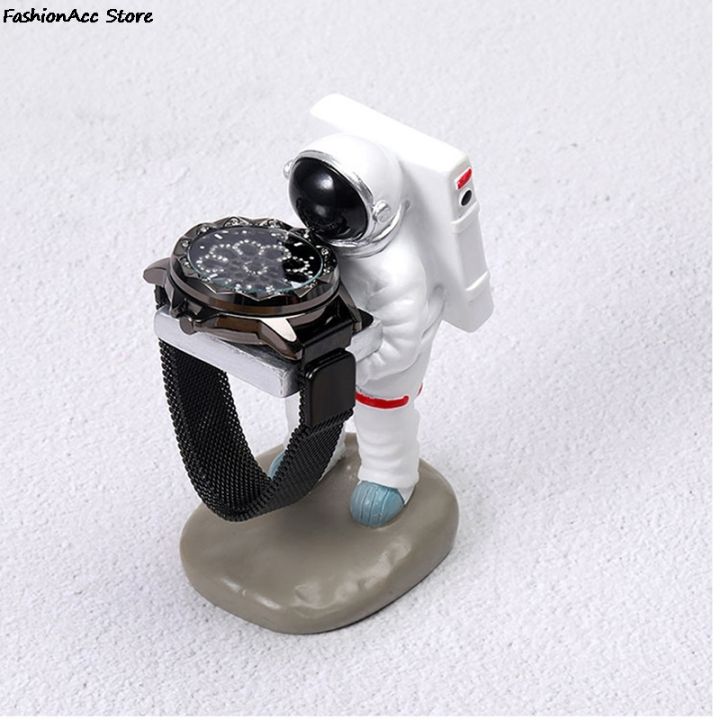 new-resin-watch-stand-individuality-astronaut-watch-storage-boxes-display-case