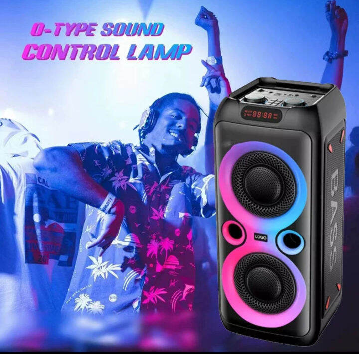 YUTU TTD2809 8.5X2 inches 2000W Portable Wireless Karaoke Bluetooth