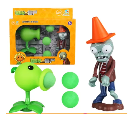 King slim Genuine Plants Vs. Zombie Toys Character Show Toys Large Ejection  Soft Silicone Anime Figure Children's Doll Gifts Toys for kid | Lazada  Singapore