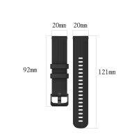 ✘ 20mm zespoły dla-Garmin Venu Sq muzyka Vivomove HR silikonowy inteligentny zegarek sportowy G99B