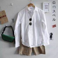 เสื้อเชิ้ตมูจิJapan ผู้ชาย ผ้า cotton oxford แขนยาว ใส่เป็นทรงใส่ได้นาน คุณภาพสูง แบรนด์ญี่ปุ่น