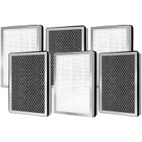 HEPA Filter Replacement for MA-25 Air Purifier 6-Pack 3 in 1 Filtration True HEPA H13 Filter Pre-Filter