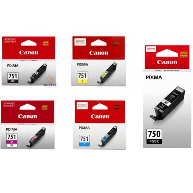 Canon751 Ink INK Canon รุ่น 750 / 751 ทุกสี แท้ 100% | Lazada.co.th