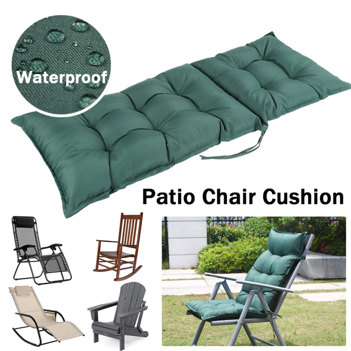 （HOT）120*50*8cm Outdoor Waterproof High Back Seat Cushions Chaise