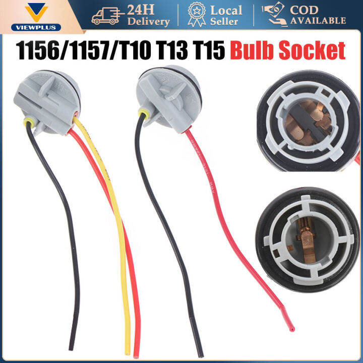 thumbnail interactive-video image 1 of Tbest Bay15D 1157 Adapter Socket - Iron Core Lamp Holder For Brake Stop Turn Lights 1 of 12