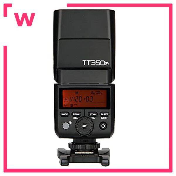 GODOX TT350F TTL Mini Camera Flash Guide Number 36 Builtin 2.4G TTL