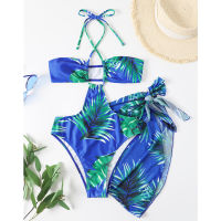 Print Swimsuits Women Neck Hollow Out Swimwear 2022 New Woman Monokin Bodysuit Beachwear Summer Bathing Suits Swimming