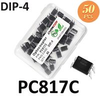 50PCS PC817 PC817C 817 817C EL817 5v Optocoupler FL817C PS817C DIP4 DIP Opto Coupler ชิป IC แยกแสงใหม่และดั้งเดิม