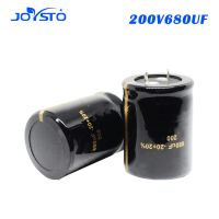 2pcs 680UF 200V  2X40 22X45 25X35 30X30mm  Aluminum Electrolytic Capacitor 200v680uf Electrical Circuitry Parts