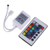 SWEET สำหรับ 5050 3528 2835 3014 DC12-24V ของตกแต่งบ้าน รีโมทคอนโทรล อินฟราเรด หรี่ RGB Controller แถบไฟ รีโมทคอนโทรล อุปกรณ์เสริมแสงสว่าง