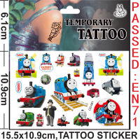 Thomas Little Train kids cartoon fashion tattoo stickers stickers Water transfer stickers kindergarten cute stickers(10 pieces)