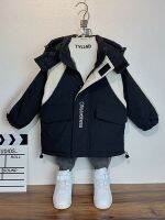 2-8ปีเด็ก Warm Hooded Coat Jacket 2023ใหม่ Thicken กำมะหยี่ฤดูหนาวฤดูใบไม้ร่วงผ้าฝ้ายตุ๊กตาเด็กเสื้อผ้า XMP270