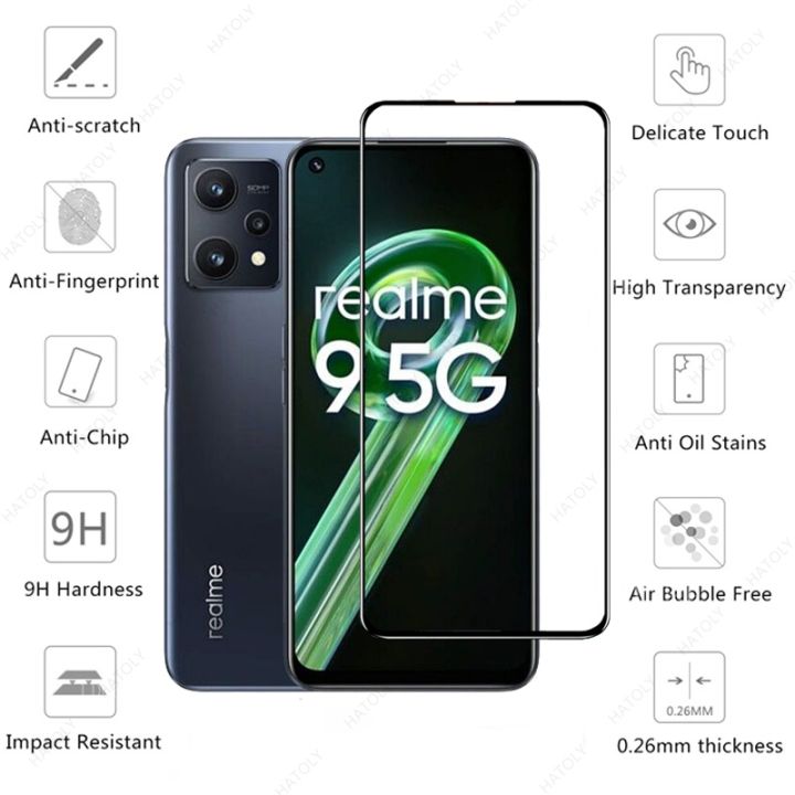 ฟิล์มป้องกันกระจกกันรอยสำหรับ-realme-9-5g-ฟิล์มติดเลนส์โปรพลัส9i-8i-8s-8-4g