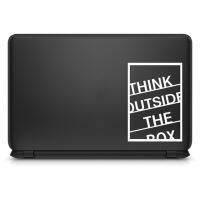 【❖New Hot❖】 dang676 "Think Outside The Box" แล็ปท็อปสติกเกอร์สำหรับ11 12 13 15นิ้ว Macbook Pro Decal โน้ตบุ๊ก Mac เรตินา