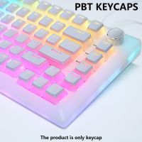 PBT Pudding Keycap 129 Keycap คีย์โปรไฟล์ OEM สำหรับชุดคีย์บอร์ดแบบกลไกสวิตช์ Mx ไฟ RGB Backlit 87 104คีย์บอร์ดของเกม