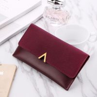 2022 Leather Women Wallets Hasp Lady Moneybags Zipper Coin Purse Woman Envelope Wallet Money Cards ID Holder Bags Purses Pocket