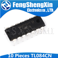 TL084CN 10 TL084 JFET-INPUT เครื่องขยายเสียงในการดำเนินงาน DIP-14