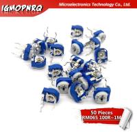 【SALE】 climsoftberre1981 50Pcs RM065 RM-065 Trimpot Trimmer Potentiometer 100 200 500โอห์ม1K 2K 5K 10K 20K 50K 100K 200K 500K 1M Ohm 100R 200R 500R