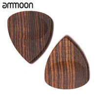 [ammoon]อูคูเลเล่เครื่องดนตรีปิ๊กกีตาร์ Plectrum ไม้2ชิ้นสำหรับไม้วอลนัทสีดำกีตาร์คลาสสิกอูคูเลเล่