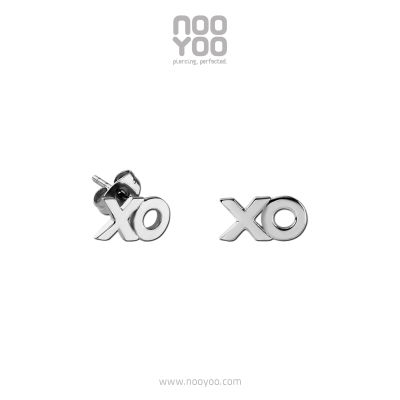 NooYoo ต่างหูสำหรับผิวแพ้ง่าย XO Surgical Steel