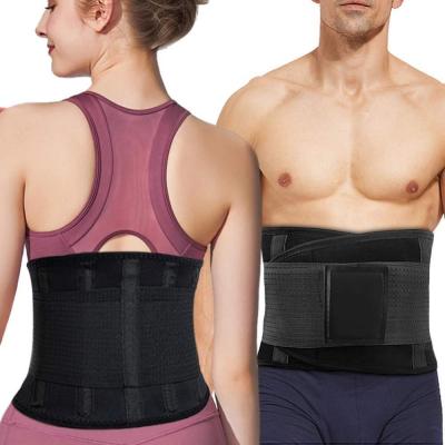 Breathable Back Support Belt Lumbar Back Belt Adjustable Waist Protector Trainer Lower Back Pain Relief For Men Women