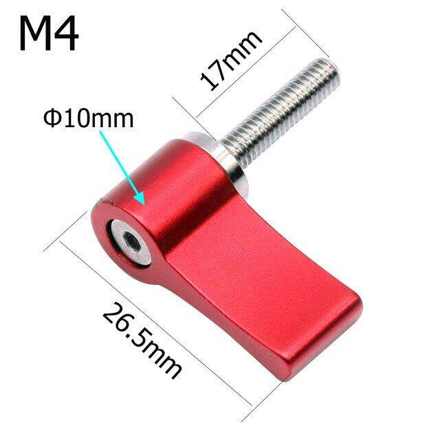 TI1Y Ltype Tighten Handle Screw Locking 7shaped Adjustable knob Screw