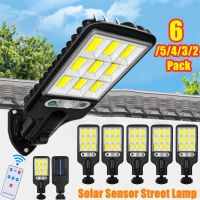 Solar Powered Outdoor 108LEDs Street Wall Lamp With 3 Mode Waterproof Motion Sensor Security Lighting for Garden Yard Path Patio