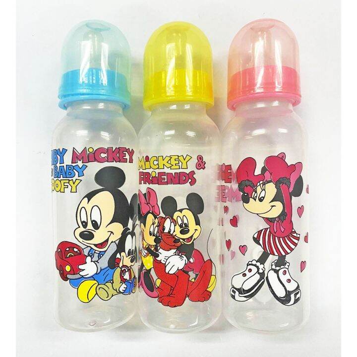 U%IMickey Mouse or Winnie The Pooh Bottle By 3 in Box 9oz | Lazada PH