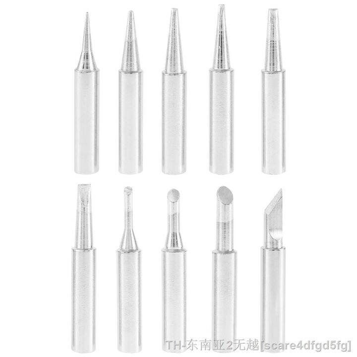 hk-10pcs-soldering-tips-10-sizes-solder-iron-lead-free-screwdriver-rework