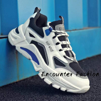 Encounter Fashion  รองเท้าผ้าใบผู้ชาย รองเท้ากีฬาผช รองเท้าแฟชั่นผู้ชาย ใส่สบาย 2023ใหม่ XYD2393B2W 39Z230926