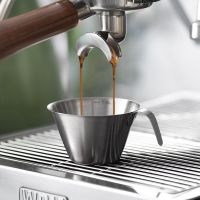 【2023】304 Stainless Steel Coffee Mug Espresso Coffee Cup 100ML Espresso Mugs with Handle Coffee Measuring Cup Scale Cups 1