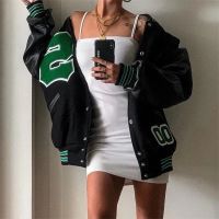 Spring And Autumn Vibe Style Baseball Uniform New er Jacket For ashion Retro Clothes Streetwear Oversized Coat