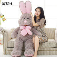 MIRA 100ซม.อเมริกันกระต่ายใหญ่ตุ๊กตาผ้ากำมะหยี่นุ่มสบายของเล่นสำหรับวันวาเลนไทน์ของขวัญ