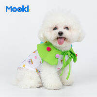 mooki เสื้อผ้าสัตว์เลี้ยงไอศกรีมปลาหมึกสุนัขเสื้อผ้าเย็นเสื้อผ้า Bichon เสื้อกั๊กตาข่ายแมวแบบบาง