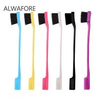 Double Sided Edge Control Hair Comb Hair Styling Hair Brush Multicolor Eyebrow Combing Hair Brush