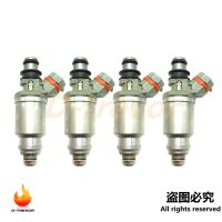 4ชิ้นหัวฉีดน้ำมัน23250-16120 23209-16120สำหรับ1990-1993 Toyota Celica Corolla 1.6