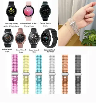 Clear Silicone Band Strap For Samsung Galaxy Watch 4 40mm 44mm Classic 42mm  46mm