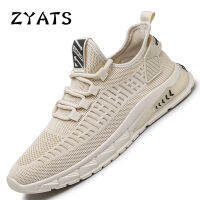 ZYATS รองเท้ากีฬาลำลองสำหรับผู้ชายรองเท้าผ้าใบสำหรับเดิน MODE Korea และผ้าระบายฤดูใบไม้ร่วง