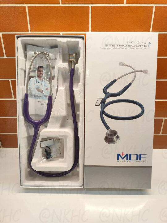 หูฟังทางการแพทย์-stethoscope-ยี่ห้อ-mdf777i-md-one-infant-สีม่วงเข้ม-color-purple-rain-mdf777i-08-สำหรับเด็กทารก