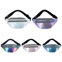 【CW】 1PC New Holographic Pack Hologram Waist Beach Banana Hip Bum Zip for