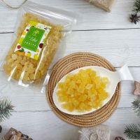 Dehydrated Pineapple Diced สับปะรดอบแห้งแบบเต๋า เกรด A สูตรน้ำตาลน้อย อร่อยมาก!!  ผลไม้อบแห้ง By Uni Fruits