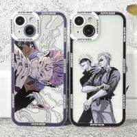 Chaunceybi เคสลายอนิเมะ Jujutsu สำหรับ iPhone 14 13 11 X XR 7 8 Plus ปกอ่อน